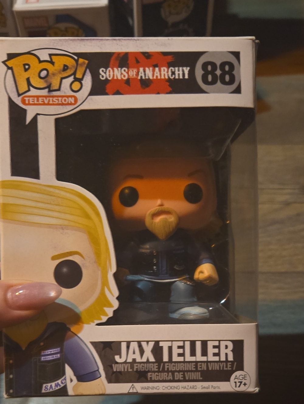 Funko Pop! Jax Teller Vinyl Figure - Blonde, Blue, Black